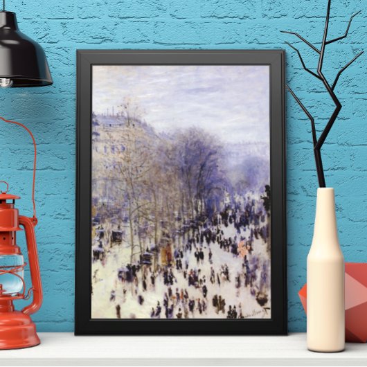 Boulevard des Capucines von Claude Monet, Fine Art Poster