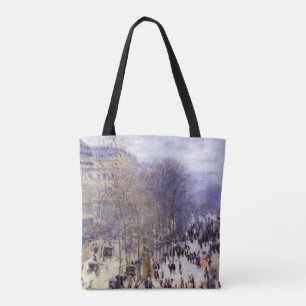 Boulevard des Capucines von Claude Monet, Fine Art Tasche