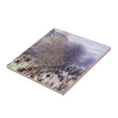 Boulevard des Capucines von Claude Monet Fliese (Seite)