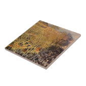 Boulevard des Capucines von Claude Monet Fliese (Seite)