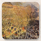 Boulevard des Capucines von Claude Monet Getränkeuntersetzer (Vorderseite)