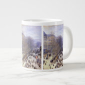 Boulevard des Capucines von Claude Monet Jumbo-Tasse (Vorderseite Rechts)