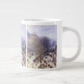 Boulevard des Capucines von Claude Monet Jumbo-Tasse (Rechts)