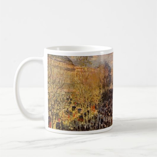 Boulevard des Capucines von Claude Monet Kaffeetasse (Links)
