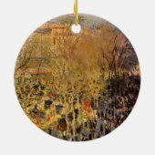 Boulevard des Capucines von Claude Monet Keramikornament (Hinten)