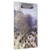 Boulevard des Capucines von Claude Monet Klemmbrett (Rechts)