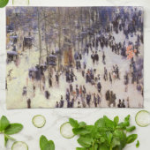Boulevard des Capucines von Claude Monet Küchentuch (Gefaltet)