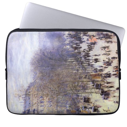 Boulevard des Capucines von Claude Monet Laptopschutzhülle (Vorderseite)