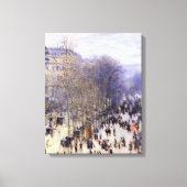 Boulevard des Capucines von Claude Monet Leinwanddruck (Vorderseite)