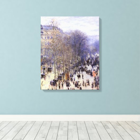 Boulevard des Capucines von Claude Monet Leinwanddruck (Insitu (Holzboden))