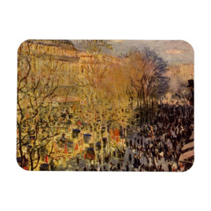 Boulevard des Capucines von Claude Monet Magnet
