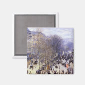 Boulevard des Capucines von Claude Monet Magnet (Vorderseite/Rückseite)