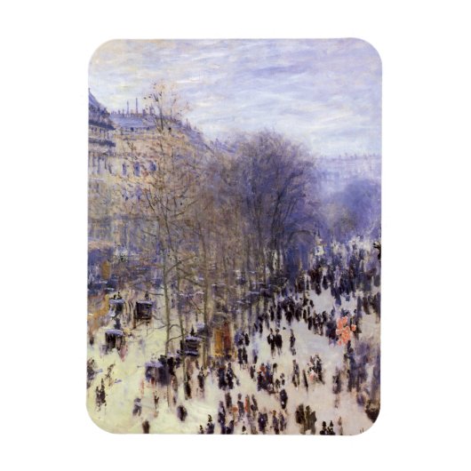 Boulevard des Capucines von Claude Monet Magnet (Vertikal)