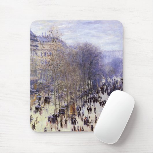 Boulevard des Capucines von Claude Monet Mousepad (Mit Mouse)