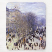 Boulevard des Capucines von Claude Monet Mousepad (Vorne)