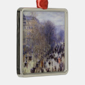 Boulevard des Capucines von Claude Monet Ornament Aus Metall (Rechts)