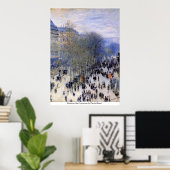 Boulevard des Capucines von Claude Monet Poster (Heimbüro)