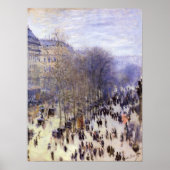 Boulevard des Capucines von Claude Monet Poster (Vorne)