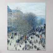 Boulevard des Capucines von Claude Monet Poster (Vorne)