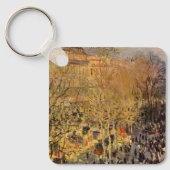 Boulevard des Capucines von Claude Monet Schlüsselanhänger (Vorderseite)