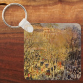Boulevard des Capucines von Claude Monet Schlüsselanhänger (Vorderseite)