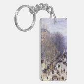 Boulevard des Capucines von Claude Monet Schlüsselanhänger (Vorderseite links)