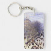 Boulevard des Capucines von Claude Monet Schlüsselanhänger (Vorderseite)