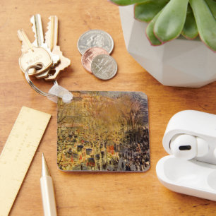 Boulevard des Capucines von Claude Monet Schlüsselanhänger