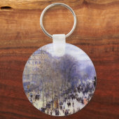 Boulevard des Capucines von Claude Monet Schlüsselanhänger (Vorderseite)