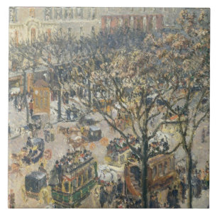 Boulevard-DES Italiens, Morgen, Sonnenlicht, 1897 Fliese