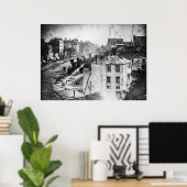 Boulevard du Temple Erstes Foto Lebende Person Poster (Heimbüro)