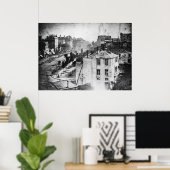 Boulevard du Temple, von Daguerre, historisches Fo Poster (Heimbüro)