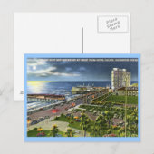 Boulevard, Galveston, Texas Vintag Postkarte (Vorne/Hinten)