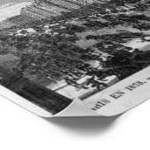 Boulevard Haussmann erstreckt sich zwischen Poster (Ecke)
