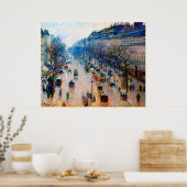 Boulevard Montmartre Camille Pissarro 1897 Poster (Küche)