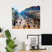 Boulevard Montmartre Camille Pissarro 1897 Poster (Heimbüro)