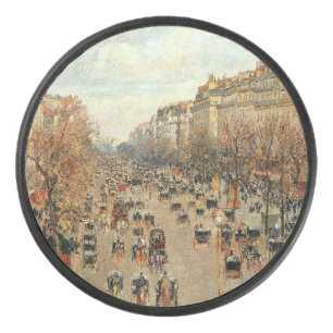 Boulevard Montmartre-Eremitage Camille Pissarro Eishockey Puck