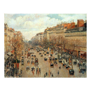 Boulevard Montmartre-Eremitage Camille Pissarro Fotodruck