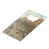 Boulevard Montmartre-Eremitage Camille Pissarro Geldbeutel Flaschenöffner (Vorderseite Schrägansicht)