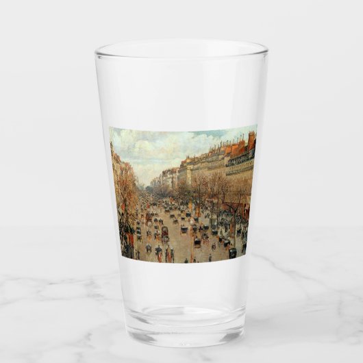 Boulevard Montmartre-Eremitage Camille Pissarro Glas (Vorderseite)