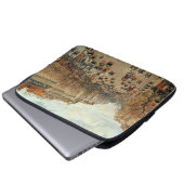 Boulevard Montmartre-Eremitage Camille Pissarro Laptopschutzhülle (Vorne Knopf)