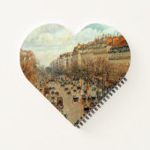 Boulevard Montmartre-Eremitage Camille Pissarro Notizblock (Rückseite)