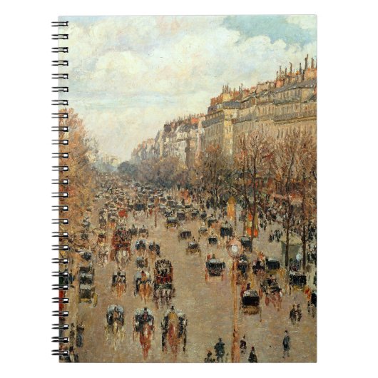 Boulevard Montmartre-Eremitage Camille Pissarro Notizblock (Vorderseite)