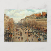 Boulevard Montmartre-Eremitage Camille Pissarro Postkarte (Vorderseite)