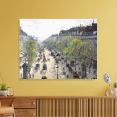Boulevard Montmartre Spring Paris Camille Pissarro Leinwanddruck (Insitu (Wohnzimmer))