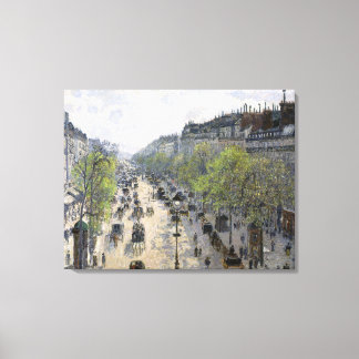 Boulevard Montmartre Spring Paris Camille Pissarro Leinwanddruck