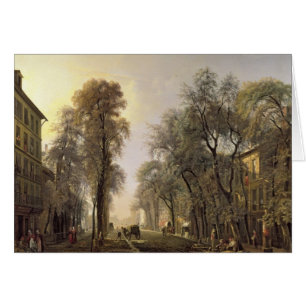 Boulevard Poissonniere im Jahre 1834