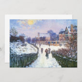 Boulevard Saint Denis Argenteuil von Claude Monet (Vorne/Hinten)