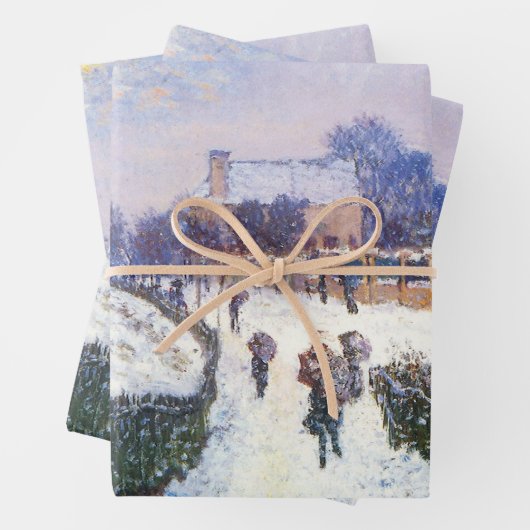Boulevard Saint Denis Argenteuil von Claude Monet Geschenkpapier Set (Beispiel)