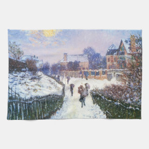 Boulevard Saint Denis Argenteuil von Claude Monet Geschirrtuch
